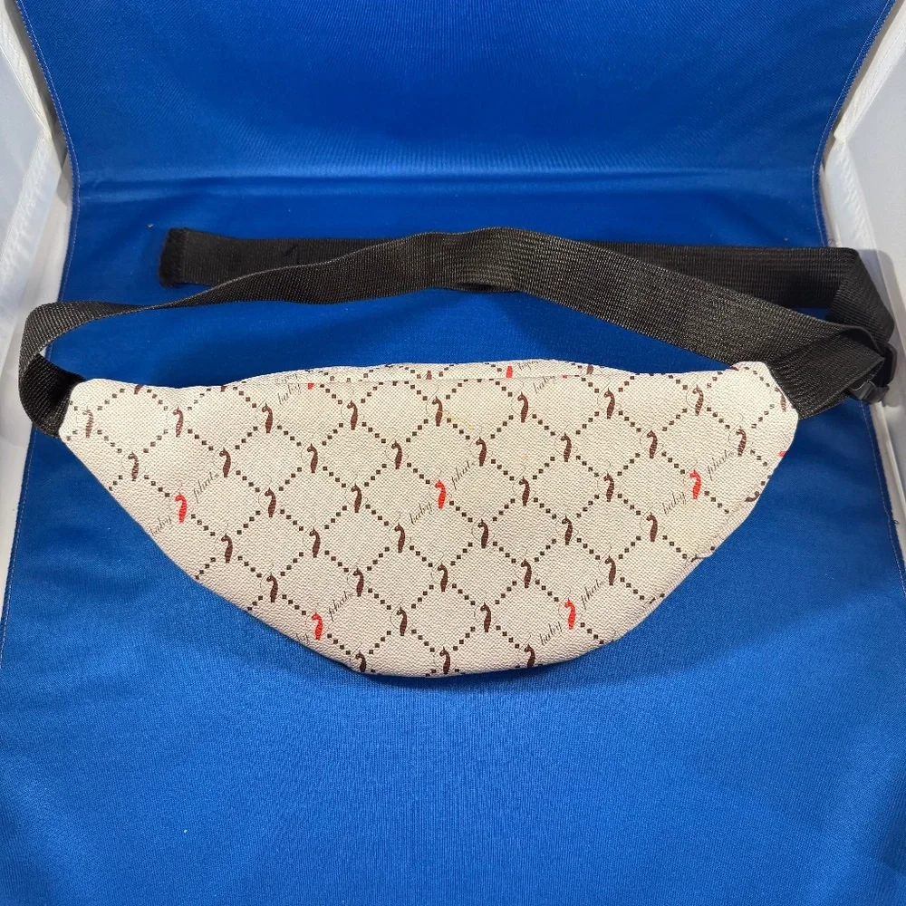 Vintage Y2K BABY PHAT FANNY PACK Cross Body bag Zippers Buckle - Picture 4 of 4